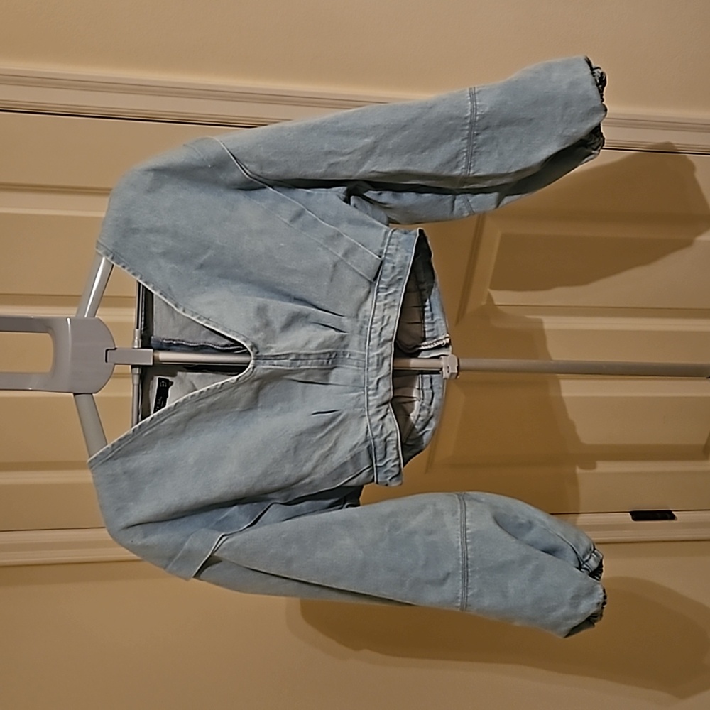 Nasty Gal Denim Crop Top